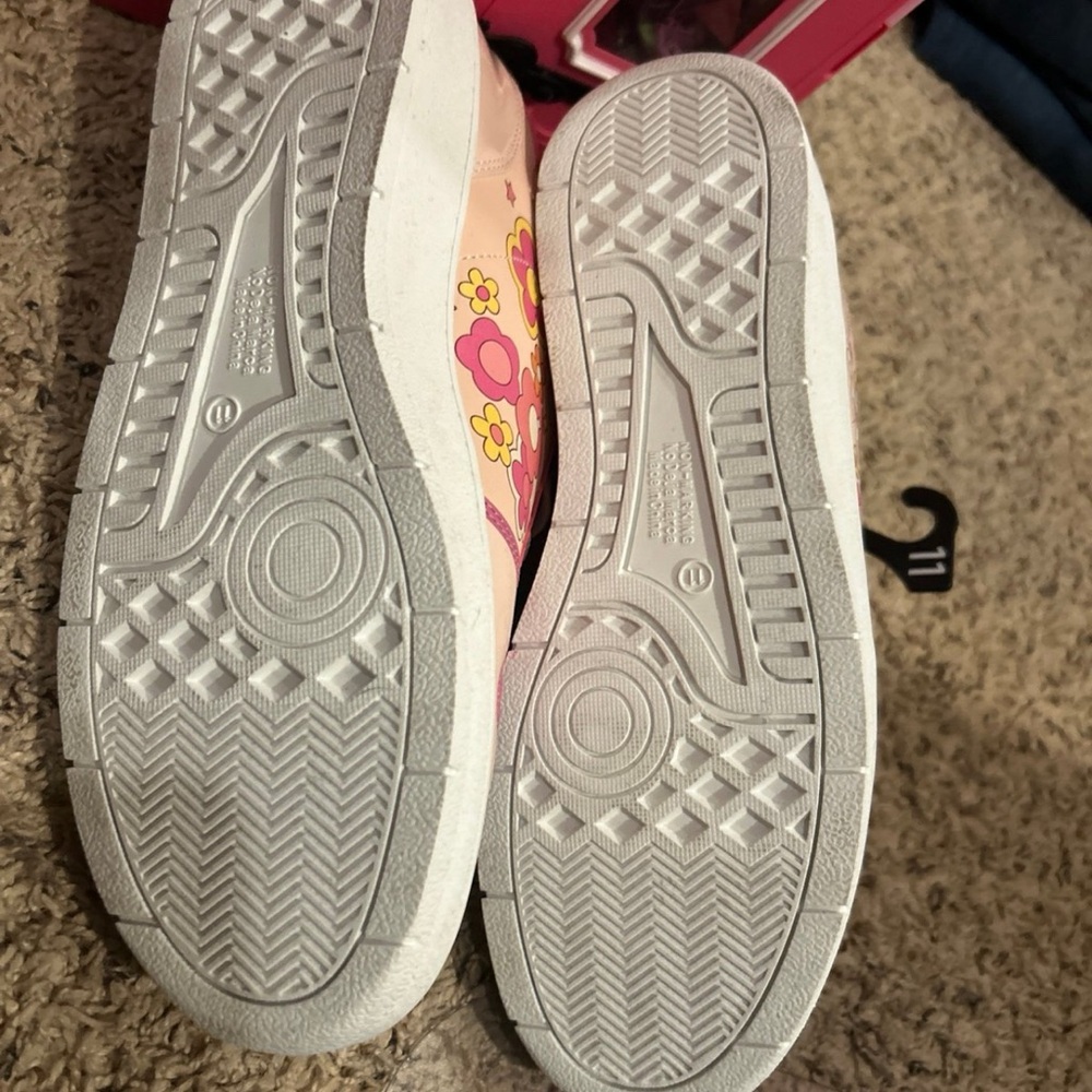 New Barbie women’s Pink and White Sneakers - Picture 3 of 4